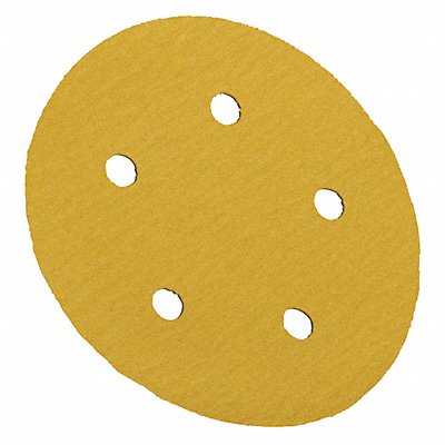 GRAINGER 78072775470 Hook & Loop Sanding Disc 5 in Dia PK50