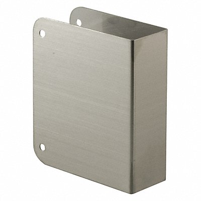 DEFENDER SECURITY U9492 Door Repair Cover Stainless Steel Silver