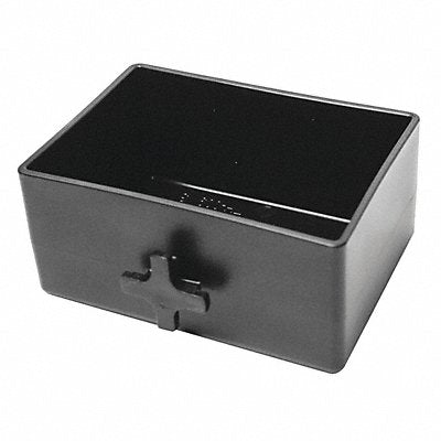TOOLHANGER 8002 Plyprpylne Plastic Box Hangers Black PK2