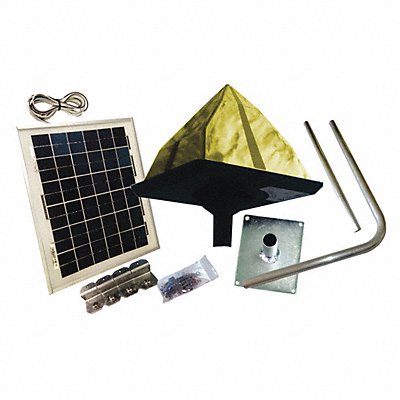 BIRD BARRIER ee1sg Eagle Eye Deterrent Gold 7 1/2in W Solar