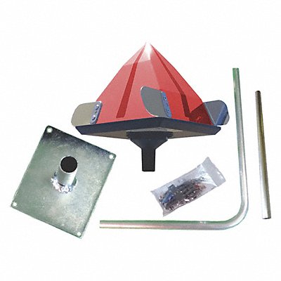 BIRD BARRIER ee1wr Eagle Eye Deterrent Red 8 1/2 in W