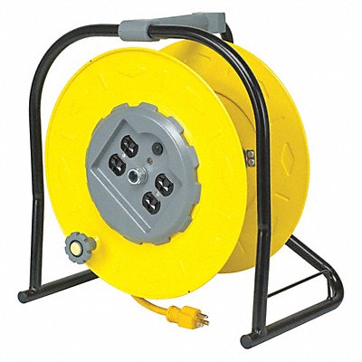 LUMAPRO 436H03 Cord Reel 1ft 12 AWG Receptacle 125VAC