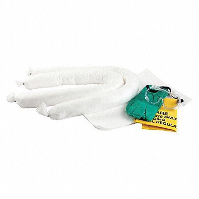 CONDOR 436M97 Spill Kit Bag Oil Based Liquids 3 gal.