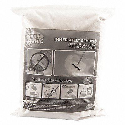 SPILL MAGIC 97105 Absorbent Powder 12 oz Container PK12