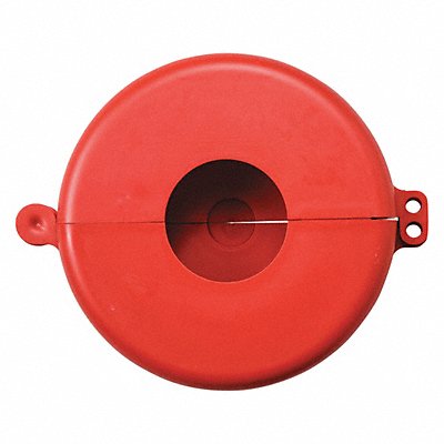 CONDOR 437R43 Gate Valve Lockout Red Polypropylene