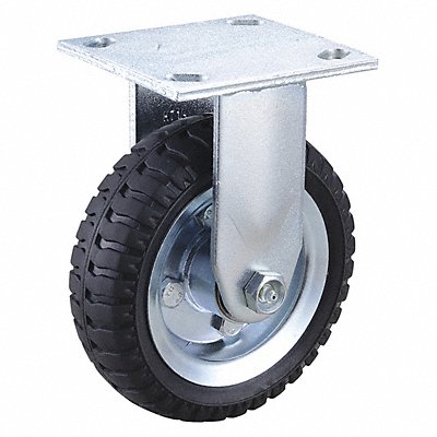 GRAINGER 437V25 Flat Free Plate Castor Rigid 250 lb.