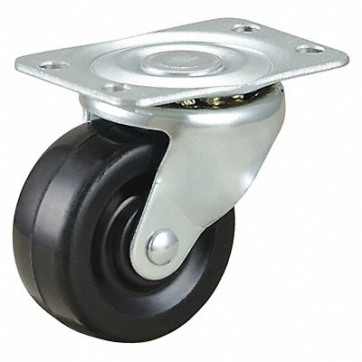 GRAINGER 437V27 Standard Plate Castor Swivel 100 lb.