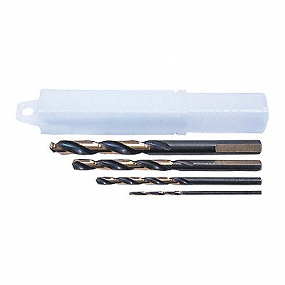 CLE-LINE C22310 Mechanics Drill Set 4 pc HSS