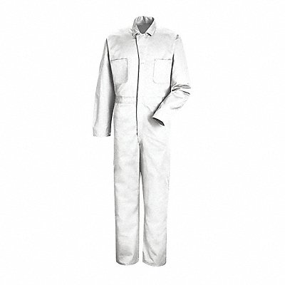 RED KAP CC16WHRG60 Mens Button Front Cotton Coverall