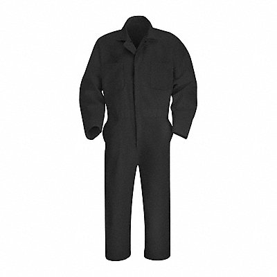 RED KAP CT10BKRG48 Mns Ls Action Back Coverall