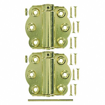 WRIGHT PRODUCTS V650 Adjustable Hinge 2-3/4 in Brass Plate
