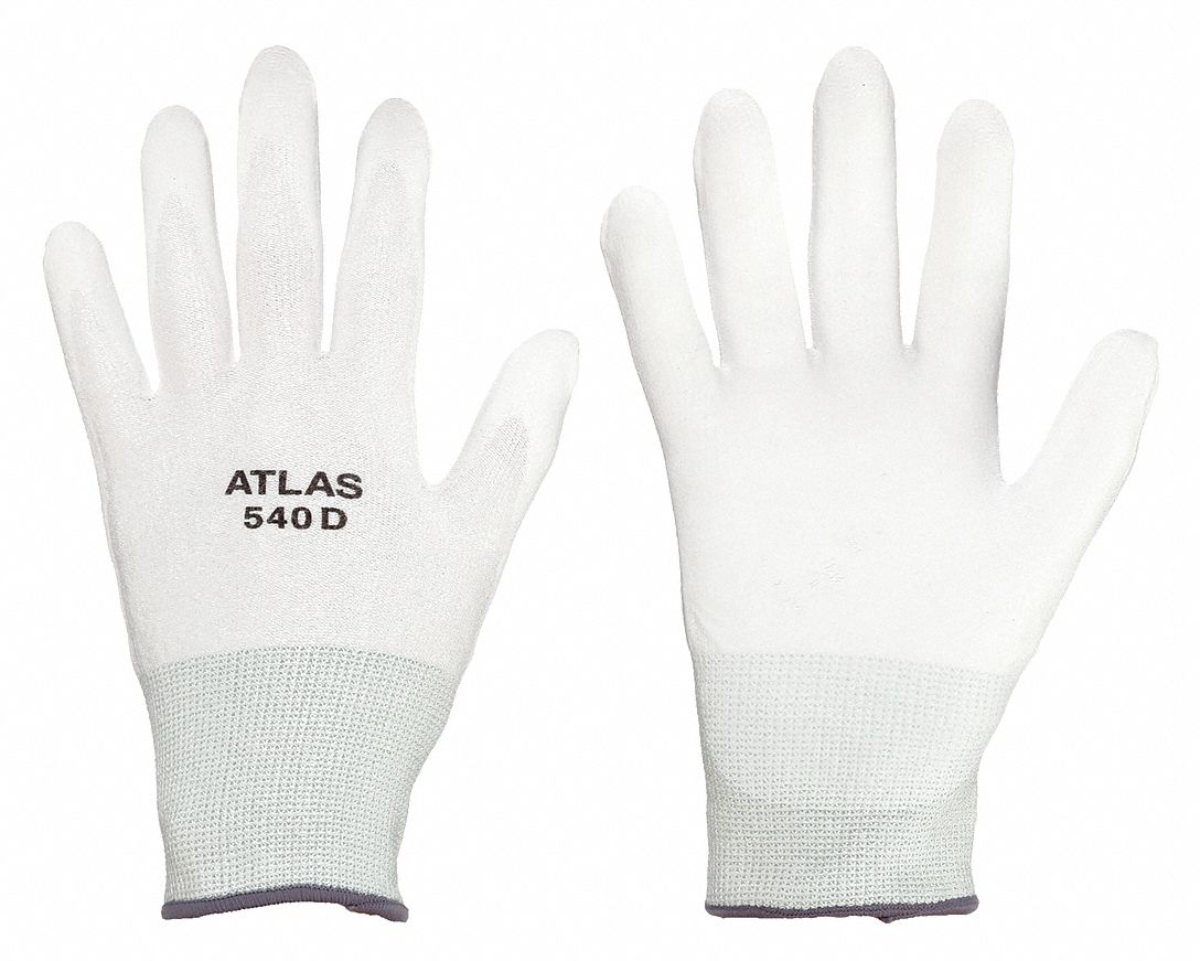 SHOWA 540LV VF Coated Gloves White L 43FH32 PR