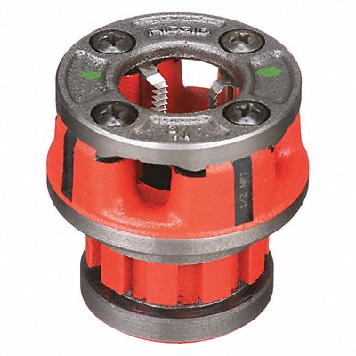 RIDGID OORNPT Head Pipe Threader w/ Dies steel 1/2in