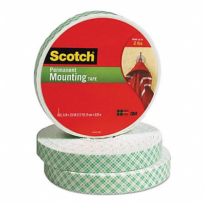 3M 110LONG Mounting Tape Double Coated 3/4x350 in.