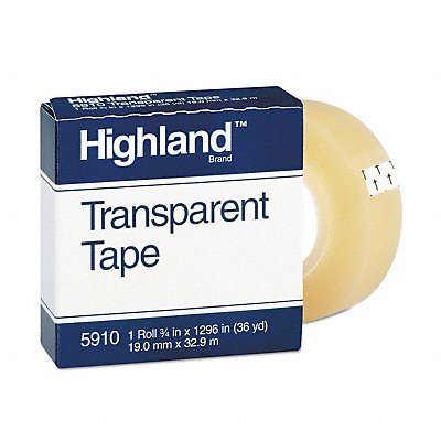 3M 5910341296 Office Tape 108 ft 3/4 in 2 mil