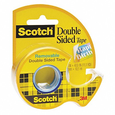 SCOTCH 667 Double Sided Tape Removable 3/4 x 400in