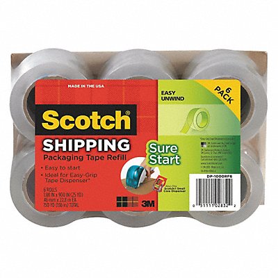 SCOTCH DP1000RF6 Packaging Tape 1.88 s x 900 in PK6