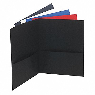 UNIVERSAL UNV56613 Portfolio 2 Pocket Assorted PK25