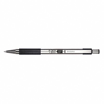 ZEBRA 27310 F-301 Ballpoint Pen Black Bold PK12