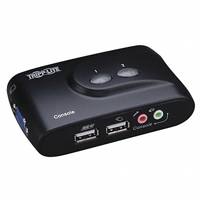 TRIPP LITE B004VUA2KR KVM 2-Port USB Audio Compact