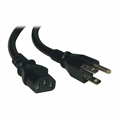 TRIPP LITE P006001 Power Cord 5-15P to C13 10A 18AWG 1ft