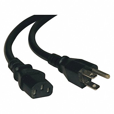 TRIPP LITE P006003 Power Cord 5-15P to C13 10A 18AWG 3ft