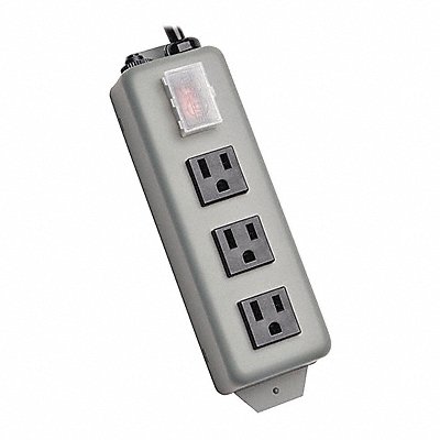 TRIPP LITE 3SP Power Strip 3 Outlet Industrial 6ft cord