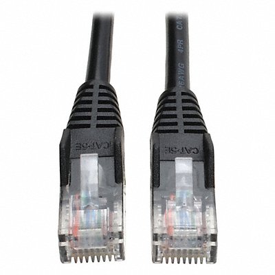 TRIPP LITE N001007BK Cat5e Cable Snagless Molded Black 7ft