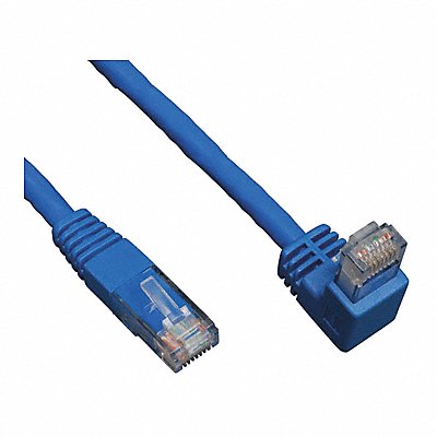 TRIPP LITE N204010BLDN Cat6 Cable Right Angle RJ45 Blue 10ft