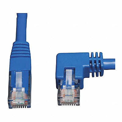 TRIPP LITE N204005BLRA Cat6 Cable Right Angle RJ45 M/M Blue 5ft