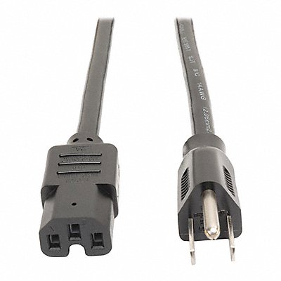 TRIPP LITE P019004 Power CoRound Head 5-15P to C15 15A 14AWG 4ft