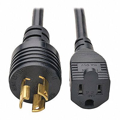 TRIPP LITE P025001 Power CoRound Head L5-15P 5-15R 15A 14AWG 1ft