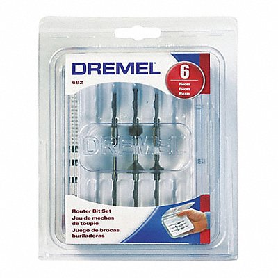 DREMEL 692 Router Bit 6 pcs. Set