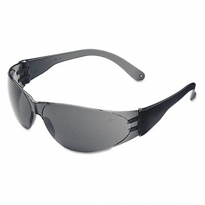 CREWS CL112 Safety Glasses Black Frame Grey Lens