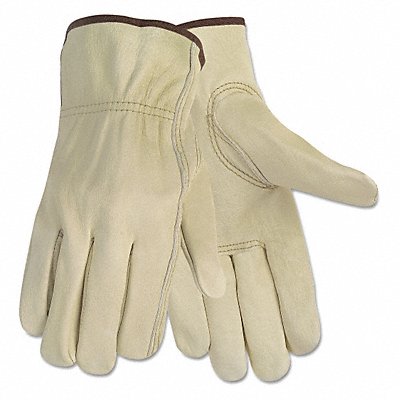 MEMPHIS 3215L Gloves Leather Driver Large PK2