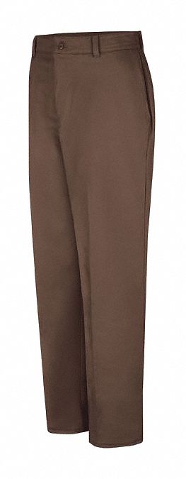 RED KAP PC20BN3834 K8010 Mns Brown Dp Cotton Work Pant