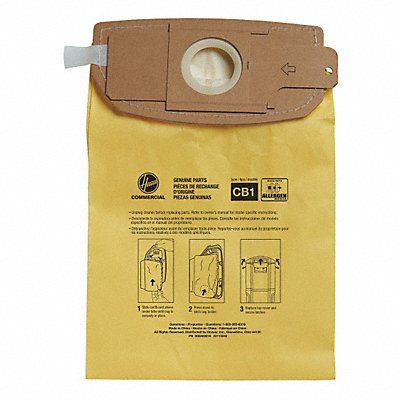 HOOVER COMMERCIAL AH10273 Vacuum Allergen Bag PK10