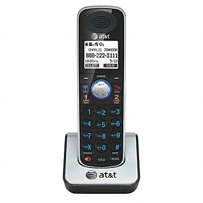 AT T TL86009 Cordless Phone 2 Line Black