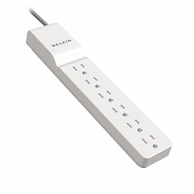 BELKIN BE10600008R Surge 6 Outlet White Rotating Plug
