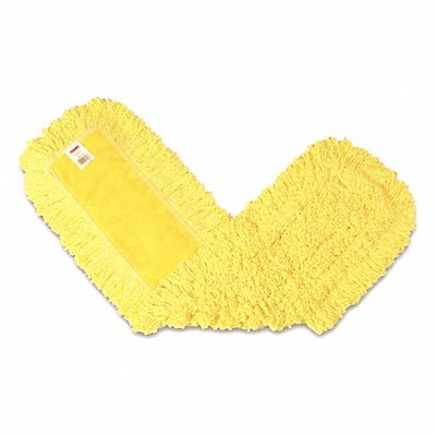 RUBBERMAID COMMERCIAL PRODUCTS FGJ15500YL00 Trapper Dust Mop Yellow Cotton/Synthetic