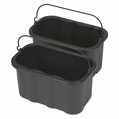 RUBBERMAID COMMERCIAL PRODUCTS FG9T8200BLA Sanitizing Caddy 10 qt. Black
