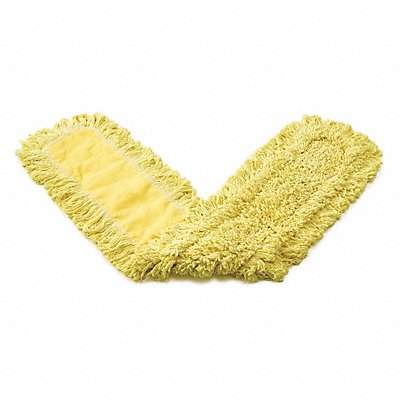 RUBBERMAID COMMERCIAL PRODUCTS FGJ15700YL00 Trapper Dust Mop Yellow Cotton/Synthetic