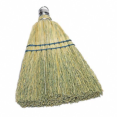RUBBERMAID COMMERCIAL PRODUCTS FG9B5500YEL Corn Broom No Handle Handle L 8 in Face