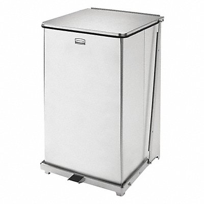 RUBBERMAID COMMERCIAL PRODUCTS FGST40SSPL STEP CAN DEFENDERS SQ 95L/25G SS