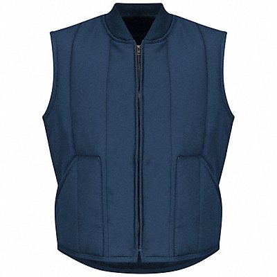 RED KAP VT22CHRGS Mens Charcoal Quilted Vest Patch Pkt