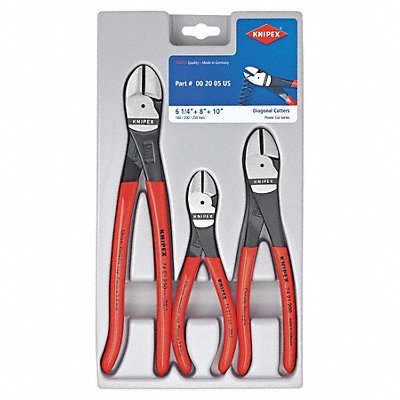 KNIPEX 002005US Diagonal Cutters 3Pc Set