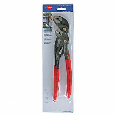 KNIPEX 003120V01US Cobra Pliers Set W/61 HRC Teeth 2Pc