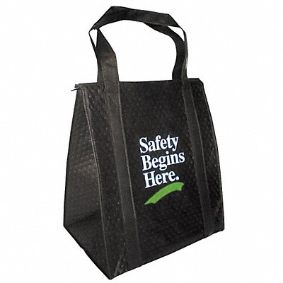 THE MAREK GROUP BG1315K Insulated Tote Bag Black 13 x 15 in