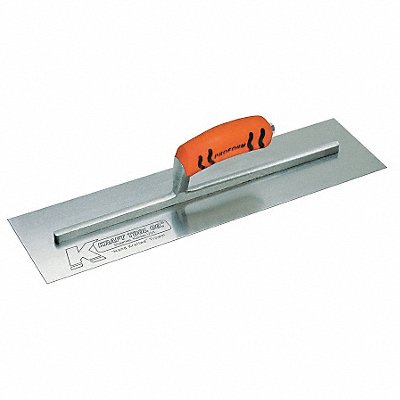 KRAFT TOOL CF222PF Square End Trowel 16inL 4inW CarbonSteel