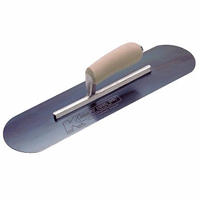 KRAFT TOOL CF279B Pool Trowel 16inL 4inW Blue Steel